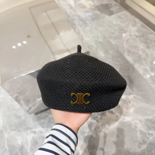 Celine Womens Hats Luxury Brand Design Celine Beret Hat with Original Box  