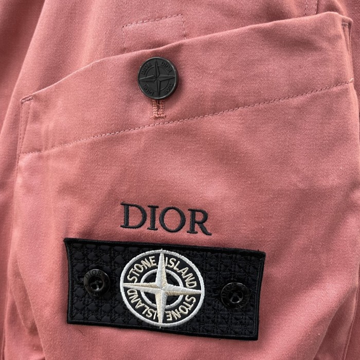 Dior Luxury Brand Women Mens Pant Shorts WDIOR AND STONE ISLAND Bermuda Shorts 493C172A6144_C389   