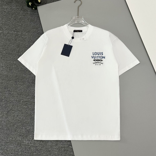 Louis Vuitton x Chrome Hearts Luxury Brand Men Womens Short Sleeve T-Shirt   