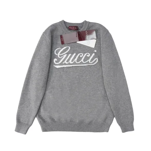 Gucci Men Womens Sweater Luxury Brand Womens Knitwear WOOL SWEATER WITH GUCCI INTARSIA 795347 XKD74 1423 Top Quality   