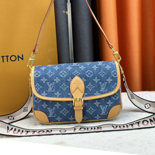 Louis Vuitton Womens Bags Luxury Brand DIANE M45985 Monogram coated canvas with Original Box