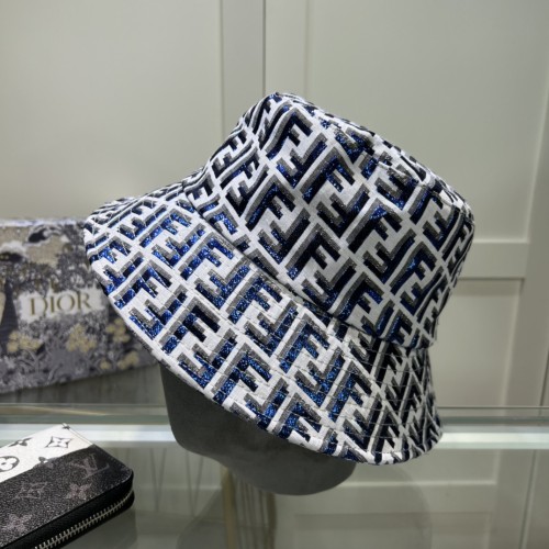 Fendi Men Womens Bucket Hat Luxury Brand Design Fendi Cap with Original Box  
