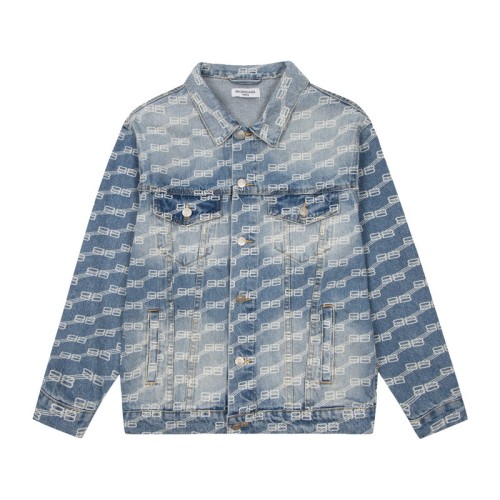 Balenciaga Men Womens Jacket Denim Coat Luxury Brand Mens Jackets Top Quality   