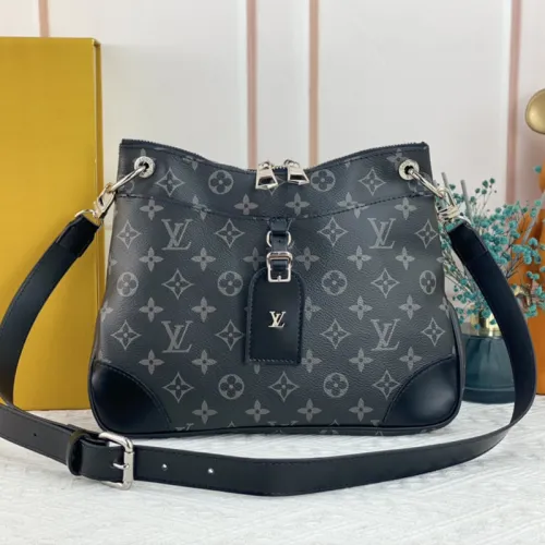 Louis Vuitton Womens Bags Luxury Brand Fashion Type ODÉON MM Natural Monogram coated canvas M45354 with Original Box