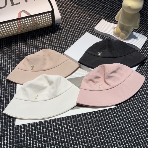 Louis Vuitton Womens Mens Cap Bucket Hat Luxury Brand with Original Box  