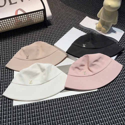 Louis Vuitton Womens Mens Cap Bucket Hat Luxury Brand with Original Box  