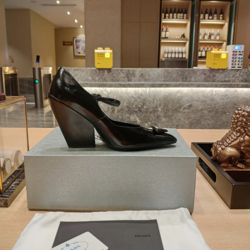 Prada Womens Shoes Sandals Casual Luxury Brand Pumps 8cm Heel with Original Box Whatsapp 