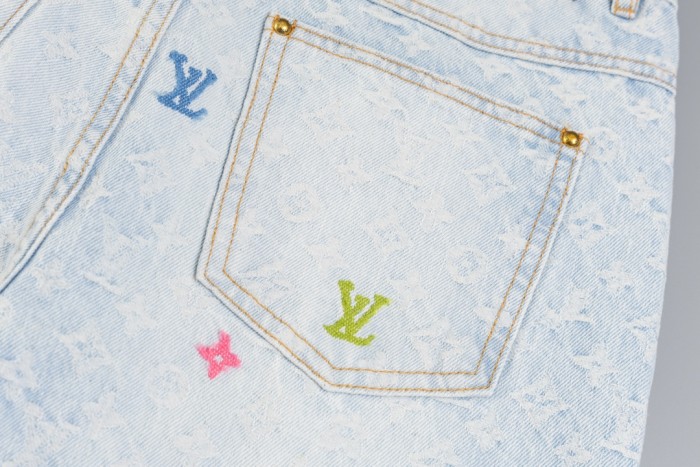 Louis Vuitton x Tyler Luxury Brand Women Mens Pant Jeans   