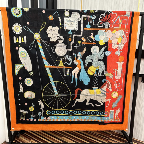 Hermes Scarves Womens Fashion Scarf Shawl 200