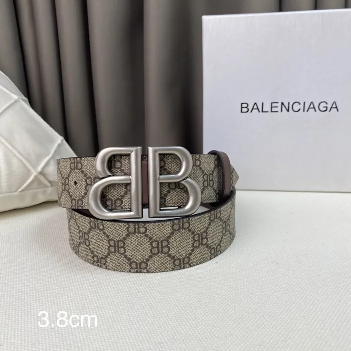 Balenciaga Mens Belt Luxury Brand Design Fashion Type with Original Box