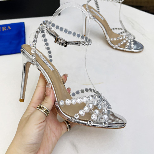 Aquazzura Womens Shoes Pumps Sandals Luxury Brand Tequila Sandal 7cm 10cm Heel with Original Box Whatsapp 