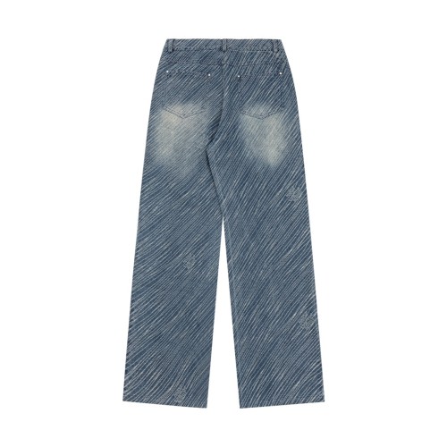 Louis Vuitton Luxury Brand Women Mens Pant Jeans   