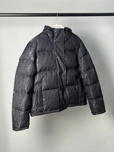 Fendi Men Womens Design Winter Windprood Down Jackets Keep Warm 90% White Duck Down   