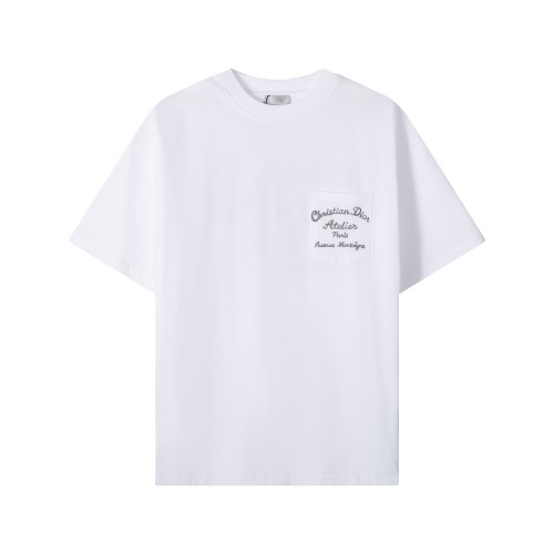 Doir Luxury Brand Women Mens Short Sleeve T-Shirt Relaxed-Fit Christian Dior Atelier T-Shirt 293J645A0677_C088   