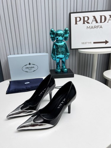 Prada Womens Shoes Sandals Casual Luxury Brand Pumps 8cm Heel with Original Box Whatsapp 