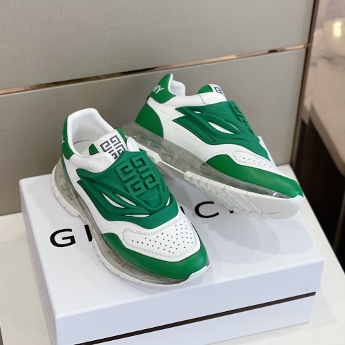 Givenchy Men Shoes Fashion Type Luxury Brand GIVENCHY SNEAKERS IN LEATHER WITH LATEX BAND with Original Box