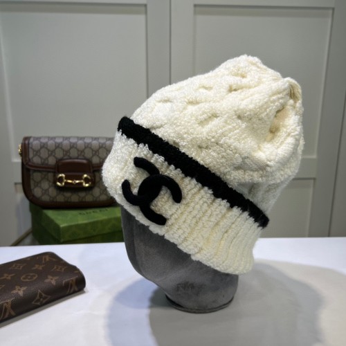 Chanel Womens Hats Luxury Brand Knit Hat with Original Box  