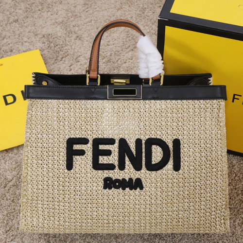 Fendi Womens Bag Shoulder Bags Luxury Brand PEEKABOO X-TOTE Fashion Bags for Women without Original Box  