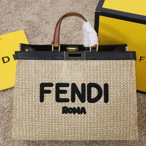 Fendi Womens Bag Shoulder Bags Luxury Brand PEEKABOO X-TOTE Fashion Bags for Women without Original Box  
