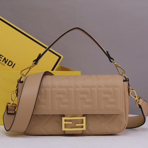 Fendi Womens Bag Shoulder Bags Luxury Brand Baguette leather bag Fashion Bags for Women with Original Box 8BR600A72VF1BZ2