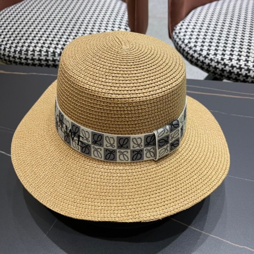 Loewe Womens Bucket Hat Straw Hat Luxury Brand Design Loewe Hats with Original Box  
