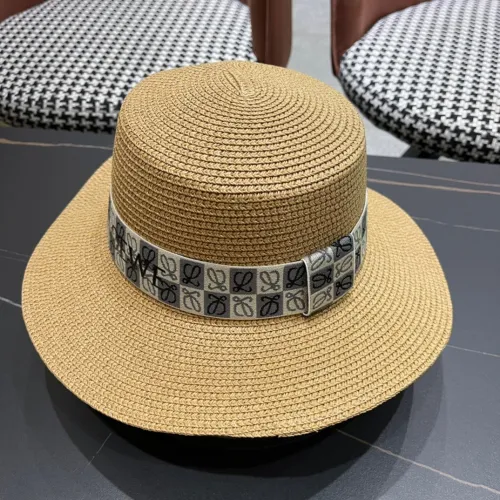 Loewe Womens Bucket Hat Straw Hat Luxury Brand Design Loewe Hats with Original Box  