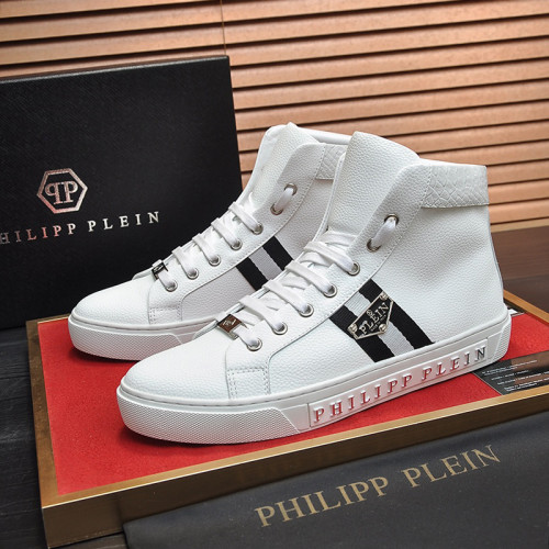 Philipp Plein Men Shoes Sneakers Low Top Sneaker Fashion Design Luxury Brand Trainer Predator TM with Original Box