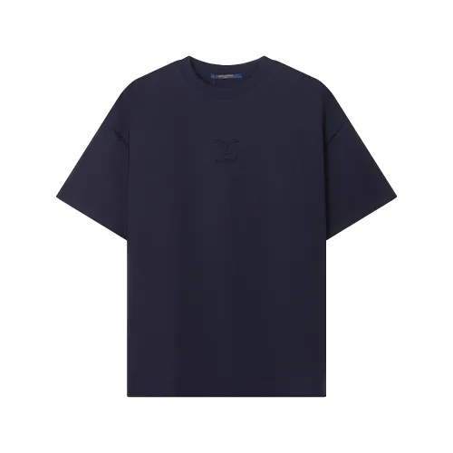 Louis Vuitton Luxury Brand Men Womens Short Sleeve T-Shirt Embossed LV T-Shirt   