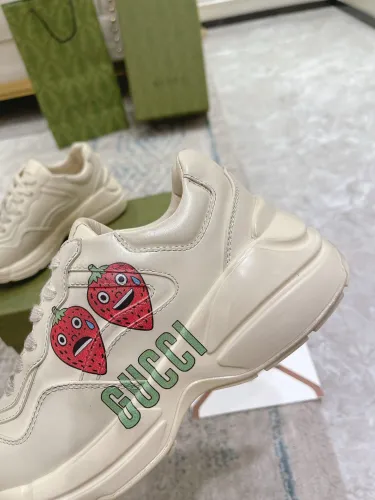 Gucci Mens Shoes Sneakers Luxury Brand Men's GG Rhyton sneaker with Original Box 703814 DRW00 9522