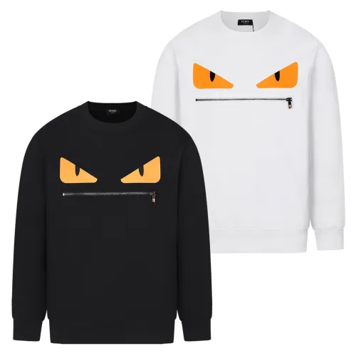 Fendi Womens Mens Sweatshirt Luxury Brand Mens Sweatshirts   