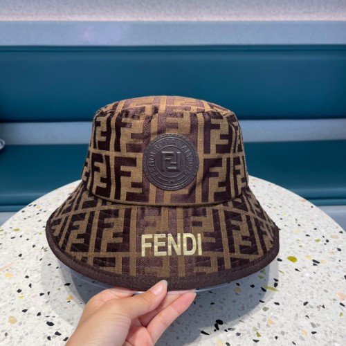 Fendi Men Womens Bucket Hat Luxury Brand Design Fendi Cap with Original Box  