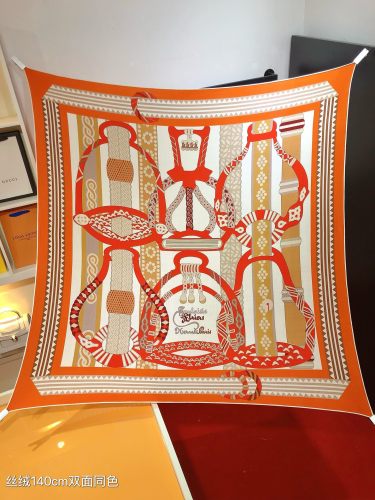 Hermes Scarves Womens Fashion Scarf Shawl 042
