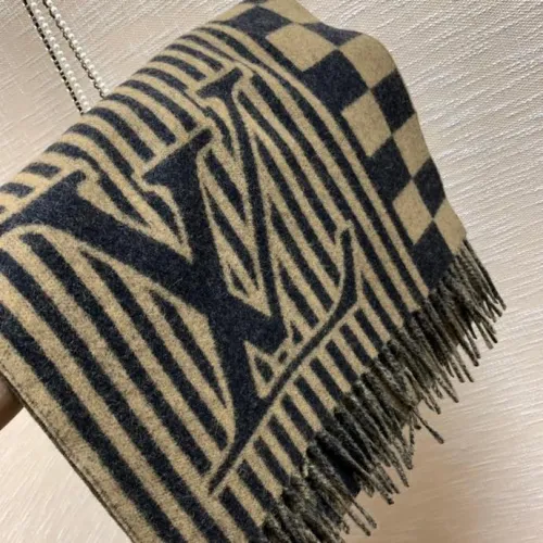 Louis Vuitton Scarves Men Womens Fashion Scarf with Original Box   