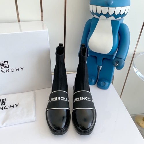 Givenchy Womens Shoes Boots Fashion Type Luxury Brand GIVENCHY BOOTS IN LEATHER with Original Box