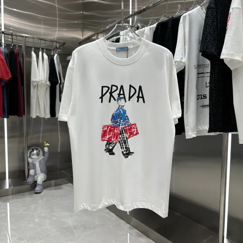 Prada Luxury Brand Men Womens Short Sleeve T-Shirt   
