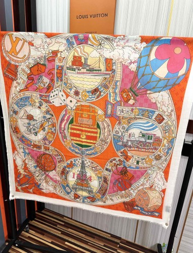 Louis Vuitton Scarves Womens Fashion Scarf with Original Box   