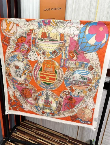 Louis Vuitton Scarves Womens Fashion Scarf with Original Box   