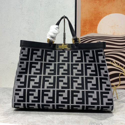 Fendi Womens Bag Shoulder Bags Luxury Brand PEEKABOO X-TOTE Fashion Bags for Women without Original Box  