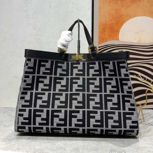 Fendi Womens Bag Shoulder Bags Luxury Brand PEEKABOO X-TOTE Fashion Bags for Women without Original Box  