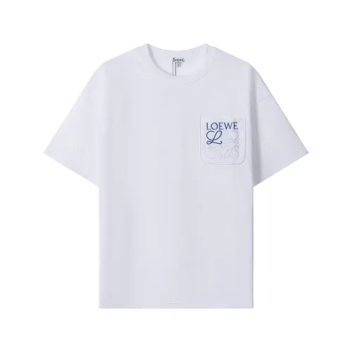 Loewe Luxury Brand Men Womens Short Sleeve T-Shirt   