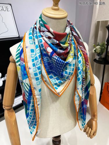 Hermes Scarves Womens Fashion Scarf Shawl 096