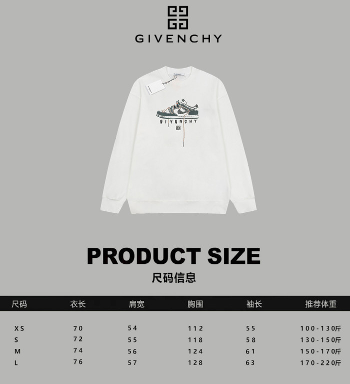Givenchy Womens Mens Long Sleeve Sweatshirt Luxury Brand Mens Sweatshirt   