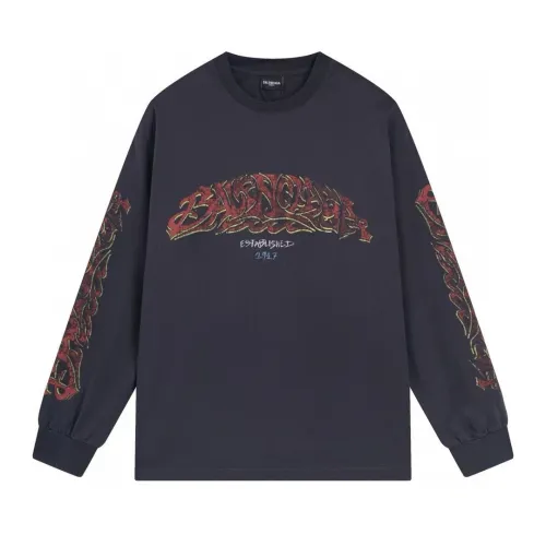 Balenciaga Luxury Brand Women Mens Long Sleeve T-Shirt