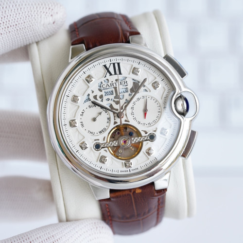 Cartier Mens Watch Luxury Brand Design Fashion Type with Original Box