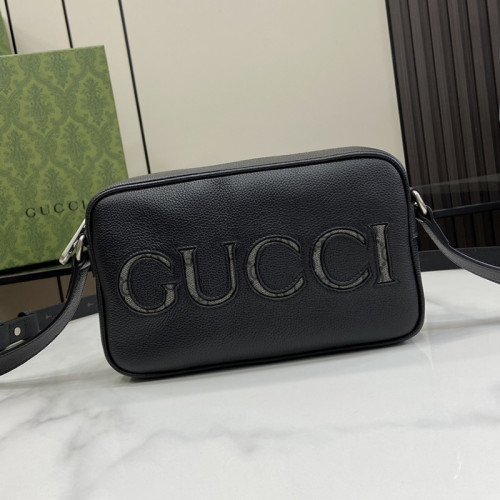 Gucci Mens Womens Bags Shoulder Bag Luxury Brand Gucci mini shoulder bag in grey and black GG Supreme with Original Box 768391 FACQF 1247