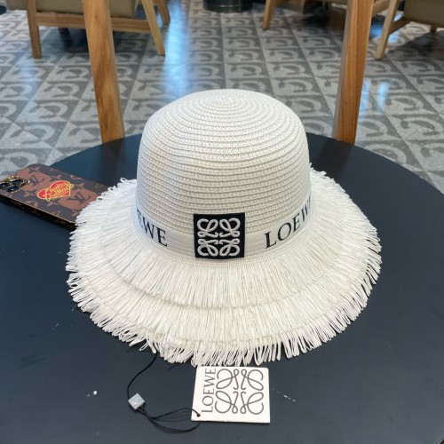 Loewe Womens Bucket Hat Straw Hat Luxury Brand Design Loewe Hats with Original Box  