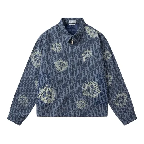 Dior Men Womens Coat Jackets Luxury Brand Mens Denim Jacket Top Quality   