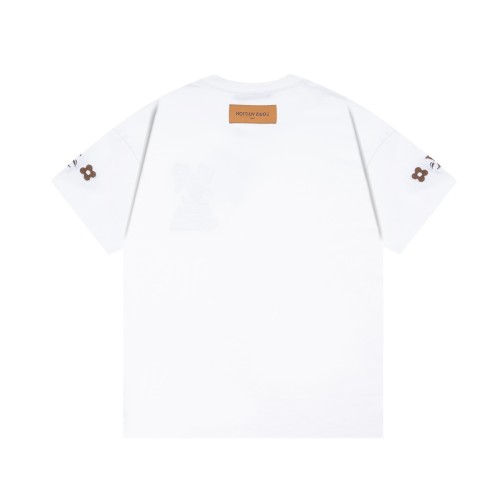 Louis Vuitton Luxury Brand Men Womens Short Sleeve T-Shirt   