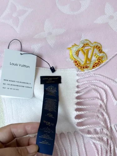 Louis Vuitton Scarves Men Womens Fashion Scarf with Original Box   