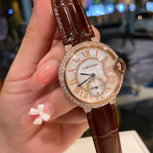 Cartier Womens Watch Luxury Brand Design Fashion Type with Original Box